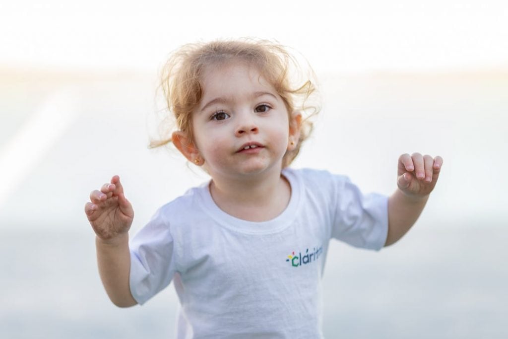 Aluna do ensino infantil